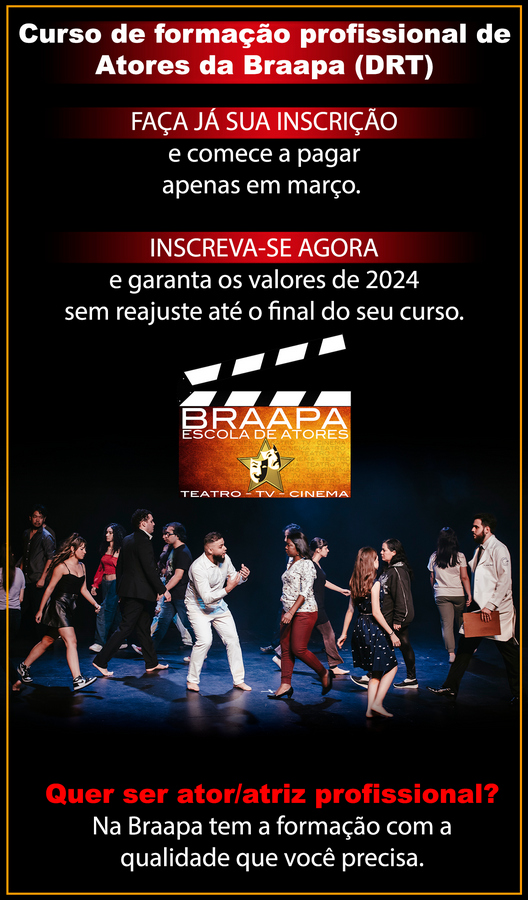 Inscrições curso de teatro